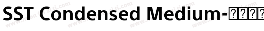 SST Condensed Medium字体转换